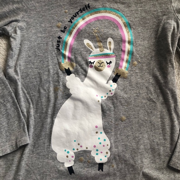 Carter’s Llama Long Sleeve Tee - Picture 5 of 5